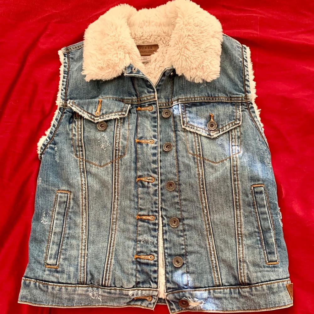 Sleeveless Denim Vest